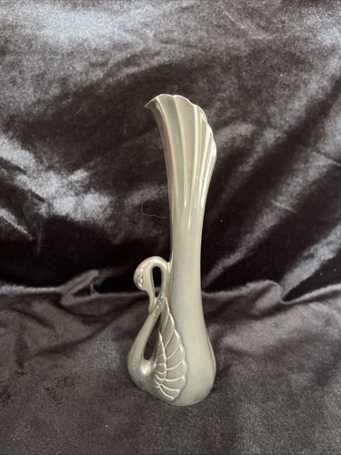 Vintage silver tone - vintage, swan