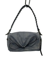 ZARA Enamel Handbag Solid