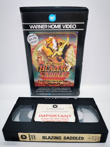 Blazing saddles vhs pre - saddles,