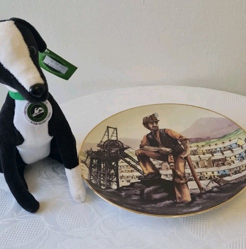 Saxony mining plate david - mining,