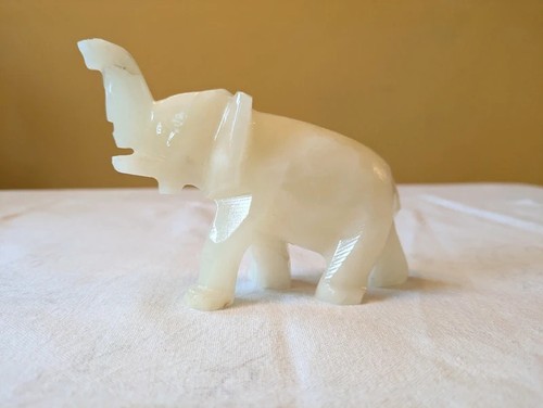 Vintage hand carved white - vintage, onyx