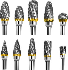 10pcs Tungsten Carbide Burr