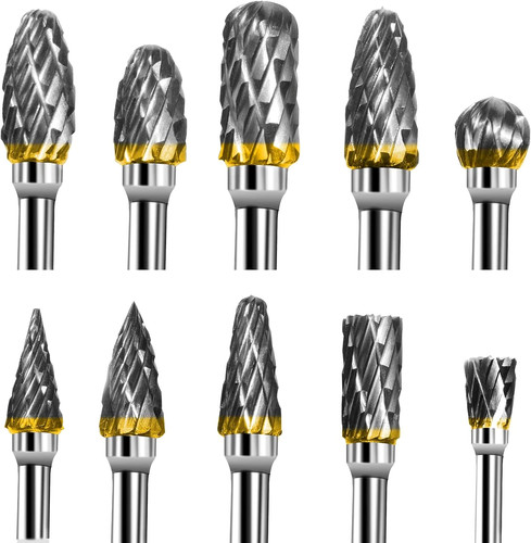 10pcs tungsten carbide - carbide, burr