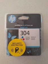 HP 304 Tri-Colour Ink Cartridge Genuine Original - N9K05AE - New Sealed - JAN 27