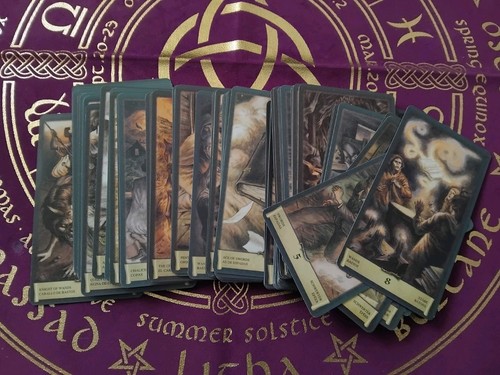 Dark grimoire tarot - grimoire, cards