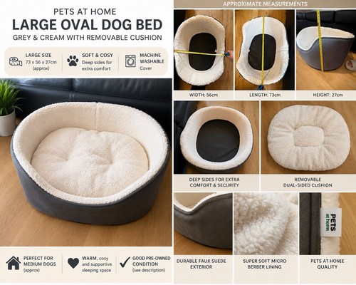 Pets home large oval dog - home,