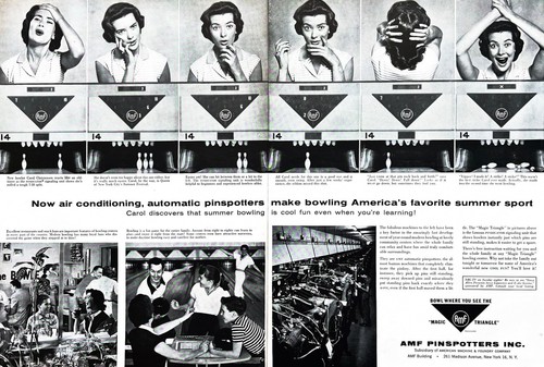 1958 amf bowling genuine - 1958,