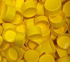 100 Hi Quality Yellow Scaffold Tube End Caps LDPE Non Breakable 