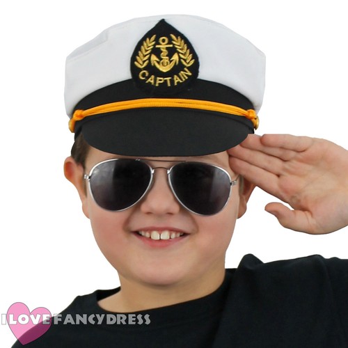 Childs sea captain hat - childs, sailor