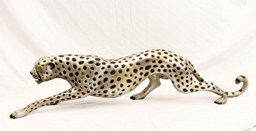 Art deco bronze - art, cat