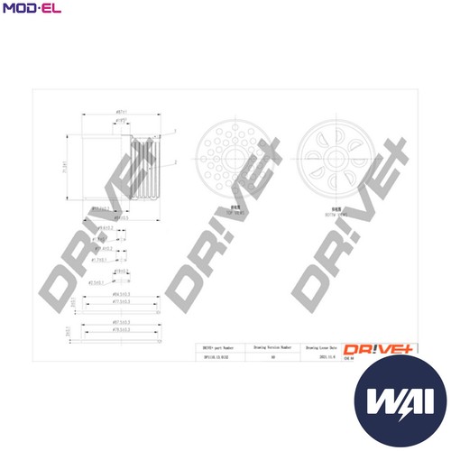Fuel filter dp1110 0132 for - dp1110.13.0132,