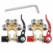 2X 12V Battery Terminals Connectors Clamps Quick Release For Caravan Car Van