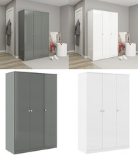 Gloss 3 Door Triple Wardrobe