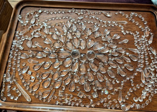 Job lot vintage chandelier - lot,