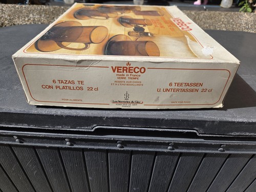 Vereco vintage brown - glass, tea