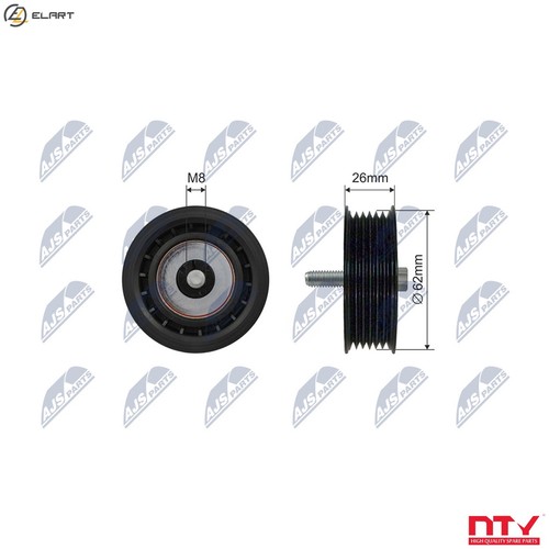 Deflection pulleyguide pulley - deflection,