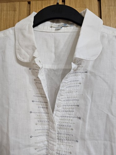 Boden white embroidery - , linen
