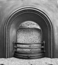 RESTORED CAST IRON FIRE