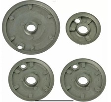 HYGENA GAS HOB BURNER FLAME CAPS X 4  Small 2 Medium Large