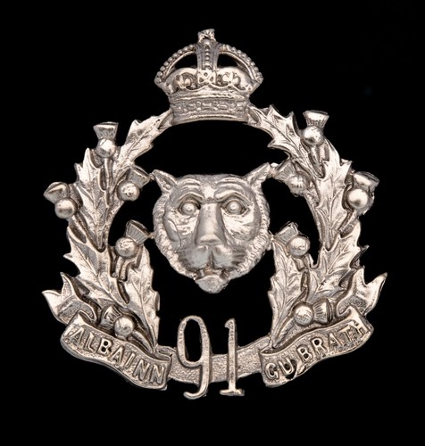 91st canadian highlanders cap - 91st,