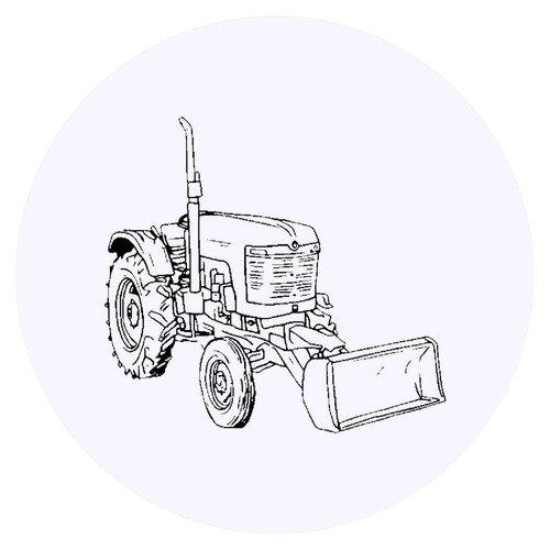 Tractor with digger - 24, x
