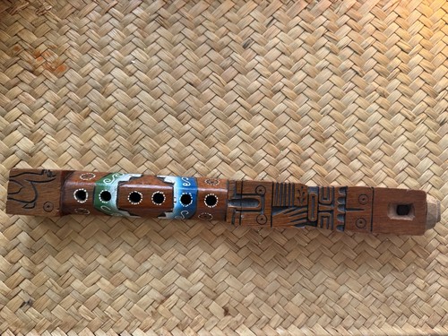 Vintage carved peruvian tarka - peruvian,