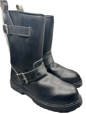 Men’s Boots UK Sz 11 Black Diora Hawk Men's Cruiser Boots #Biker # Engineer
