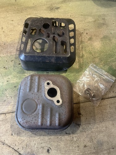 Exhaust muffler fox quad - exhaust, muffler,