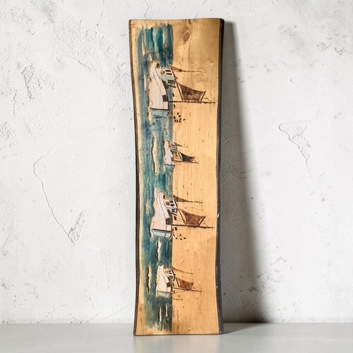Large vintage hand painted - vintage,