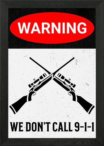 Warning 911 scope - warning, wall