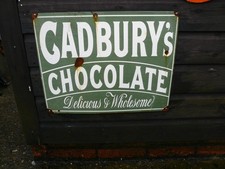 enamel sign ,cadbury's
