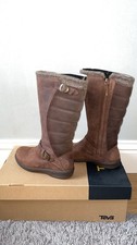 Woman Teva Nopal Brown Boots Size UK 6