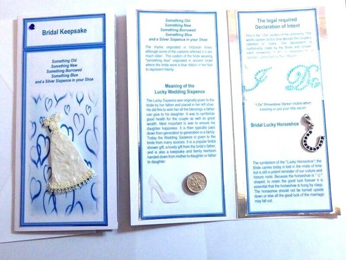 Wedding keepsake card - wedding,