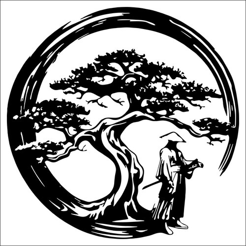 Japan samurai tree vinyl - japan,