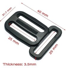 25mm 3 Way Tri Glide Buckle &