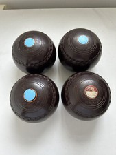 4X Vintage Henselite Bowls Size 6 Super-grip BIBC F94
