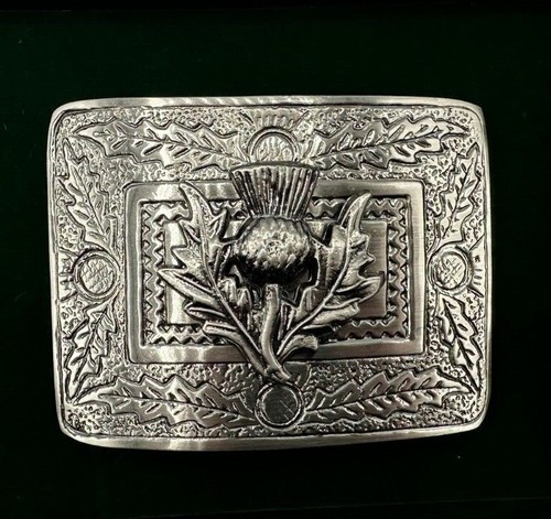 Stunning chrome kilt belt - chrome,