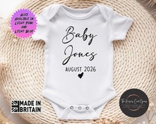 Personalised Baby Announcement