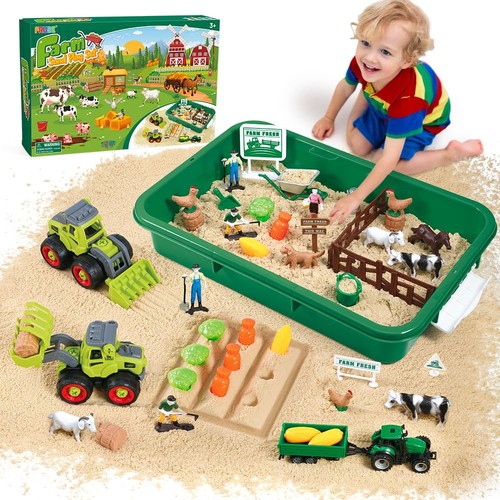 Play sand farm - farm, animal