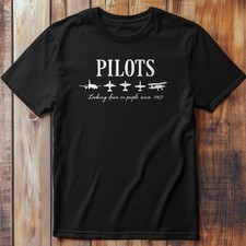 Pilots Looking T-Shirt Flight, Aircraft Flying Tee - T-Shirt