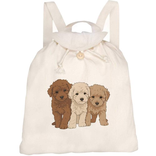 Nice poodles puppies canvas - 'nice,