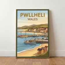 Pwllheli, Wales Travel Poster
