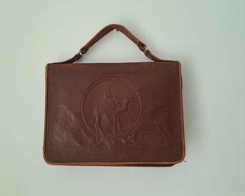 Vintage 1940s egyptian leather - vintage,
