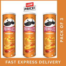 Pringles Paprika Crisps 185g