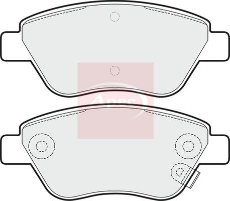 Brake pad set front - brake,