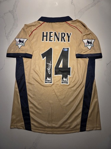 Thierry henry signed arsenal - signed,