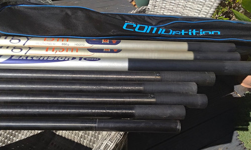 Carbon pole section - carbon,