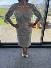 Grey/Silver Irresistible By Veromia Size 16 mother of the bride/groom Dress