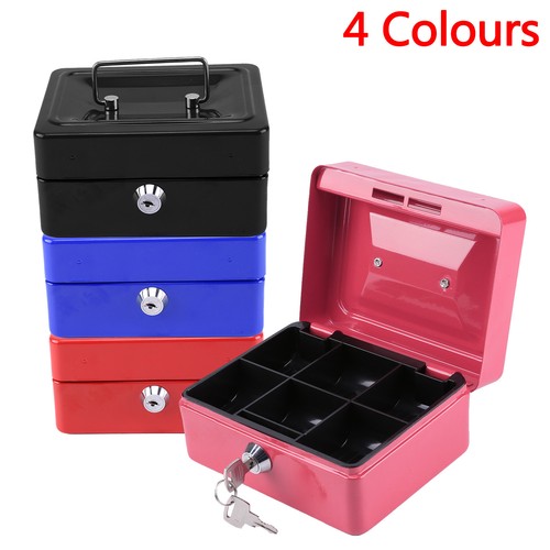 Money box tin - 6", metal