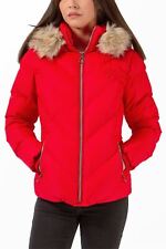 Ladies Jacket Hooded Padded
